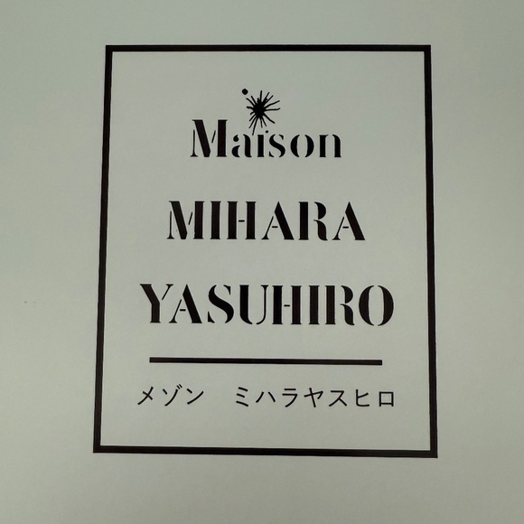 Maison Mihara Yasuhiro Mens Green Leather Parker Chunky Sole Low Top Sneakers - Picture 2 of 14